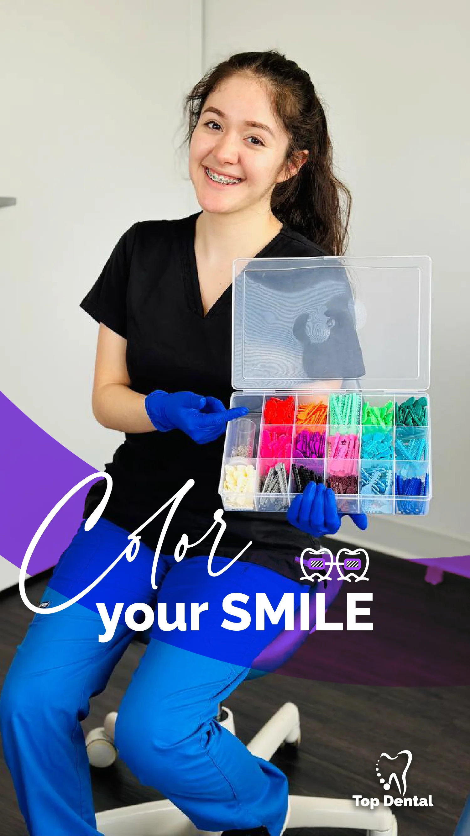 Metal Braces, Color your Smile with Braces - Top Dental